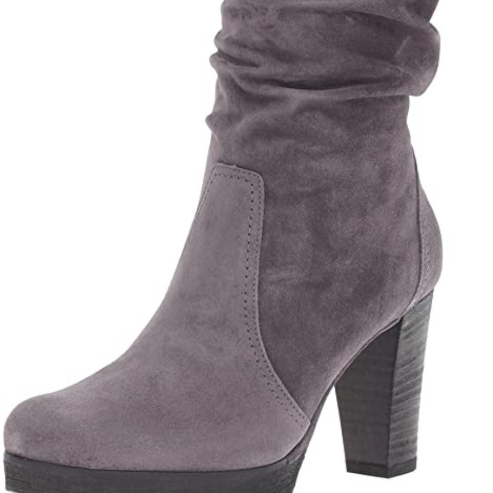 Gray Paul Green suede boots